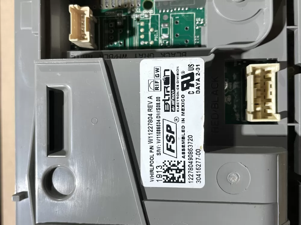 KitchenAid W10913613 W10913615 Dishwasher Control Board AZ78751 | Wm1244