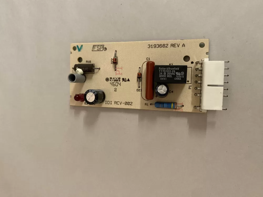 Whirlpool  Kenmore  Maytag  KitchenAid W10757851  AP5956767  W11629974  4389102  2198585  2198586  2220398  2220402  2255114  3452789  4388635  4389102R  PS10064583  TJ4389102R  W10193666  W10193840  W10290817 Refrigerator Ice Control Board