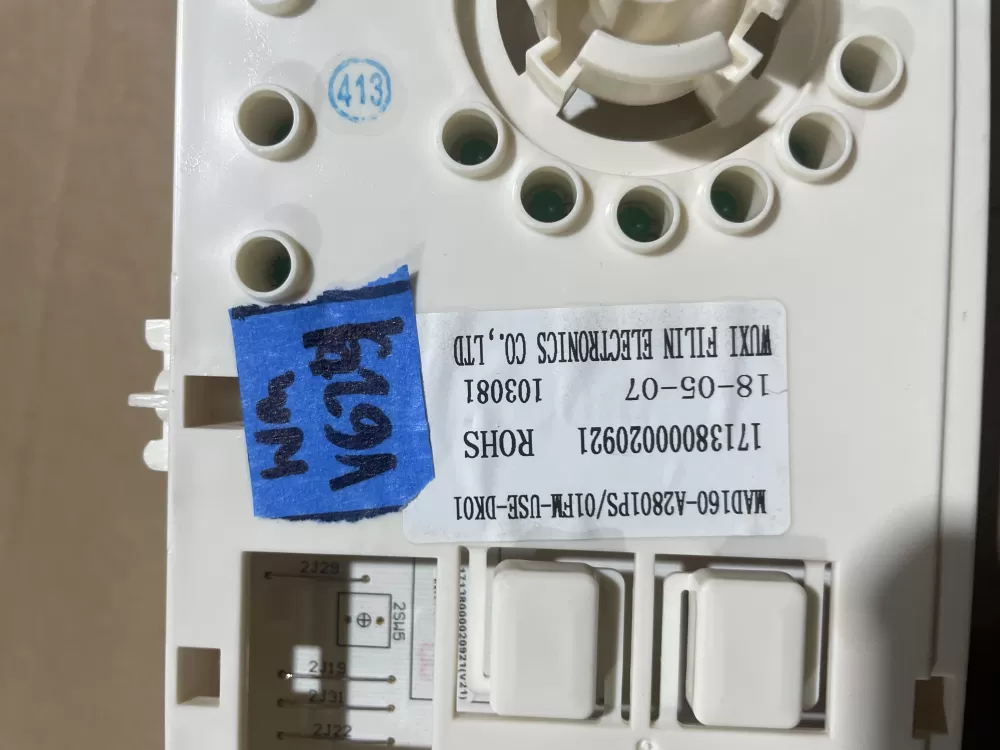 Frigidaire 17138000020921 Washer Control Board  AZ76795 | Wmv624
