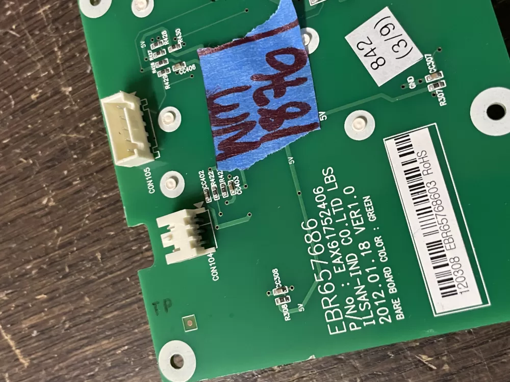 LG Kenmore EBR65768603 Refrigerator Control Board Dispenser AZ51735 | Wm1876