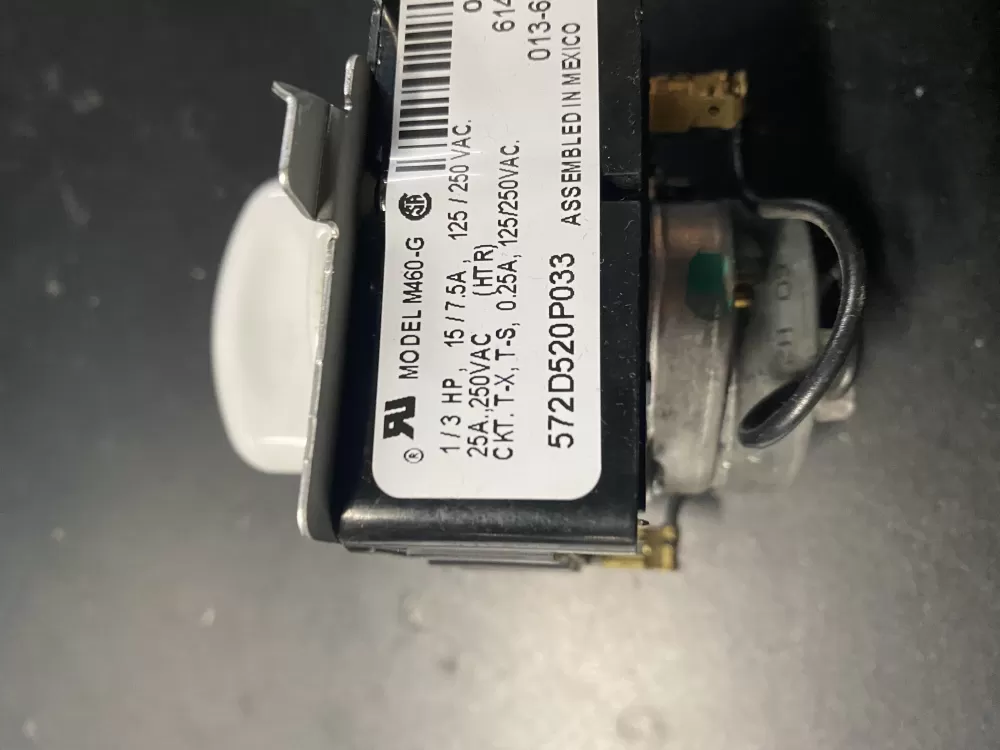 GE 572D520P033 WE4M334 Dryer Timer AZ5527 | BK1568