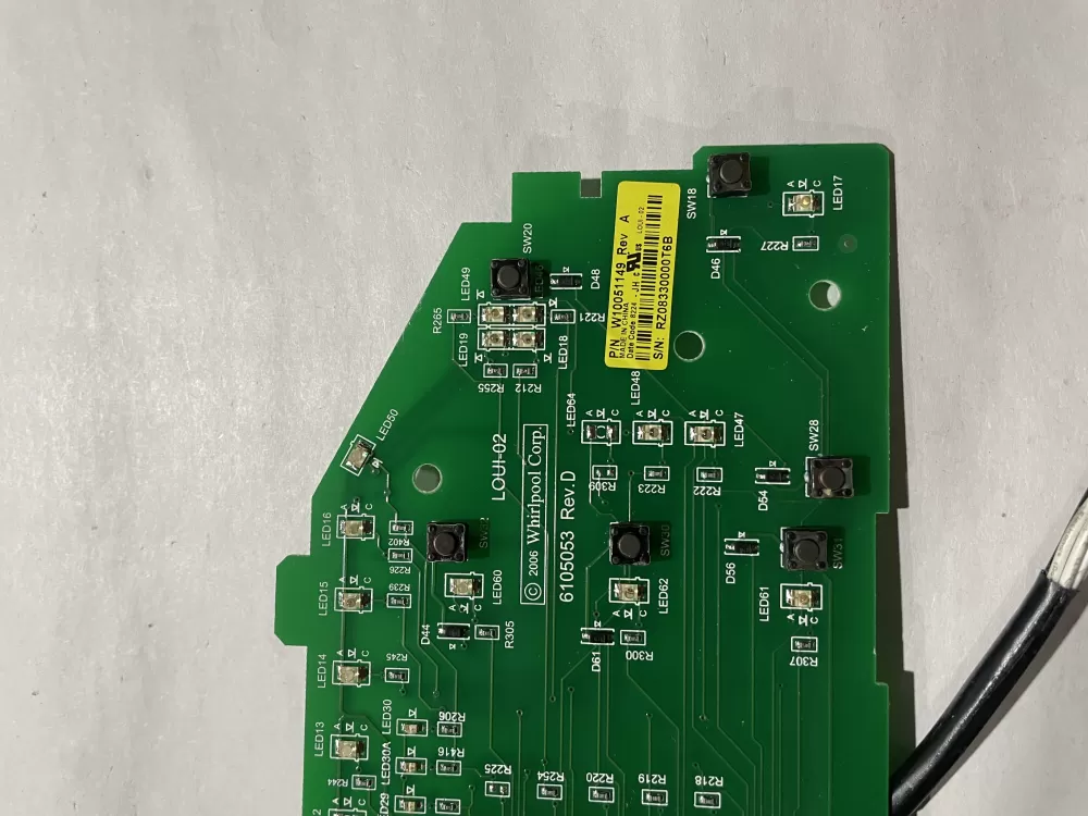 W10051149 WPW10051149 PS11748073 Washer Control Board AZ198435 | KM654
