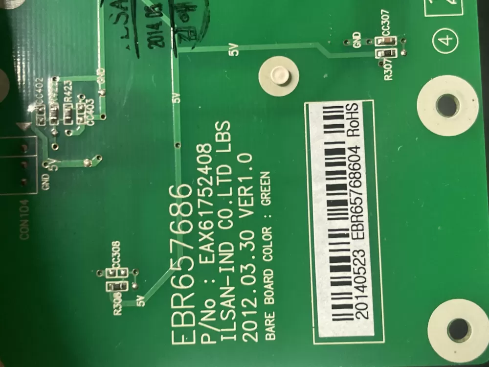 Kenmore LG EBR65768604 Refrigerator Control Board Display AZ19352 | WM1067