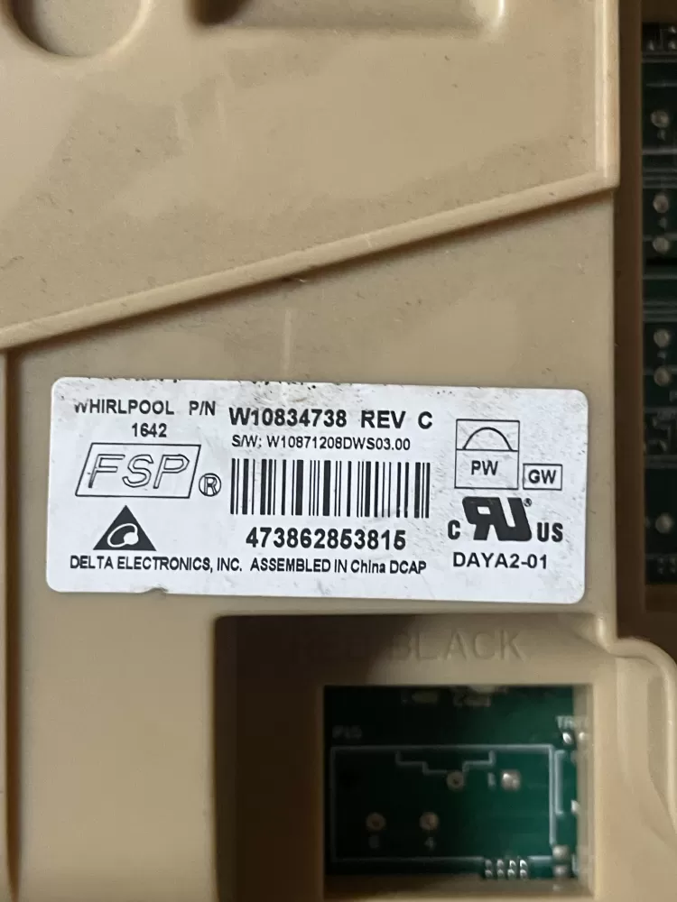 Whirlpool W10834738 W10876147 Dishwasher Control Board AZ41161 | Wm1712