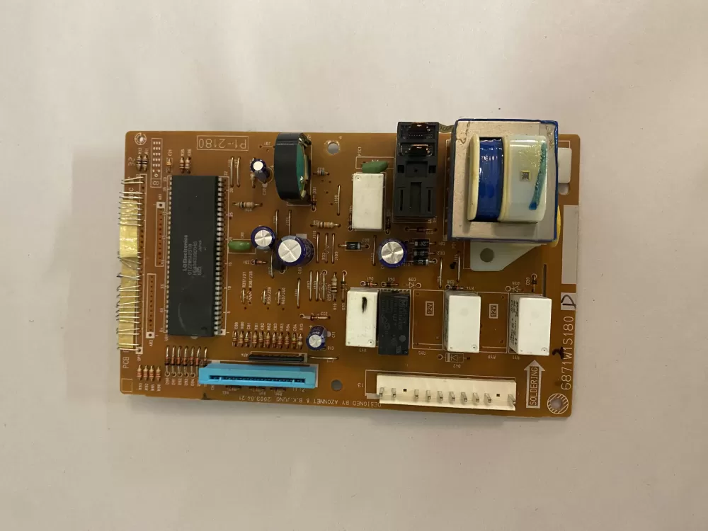 LG 6871W1S180D Microwave Control Board