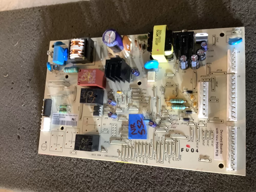 GE EBX1110P002 200D49742G004 WR55X10996 Fridge Control Board AZ110728 | NR552