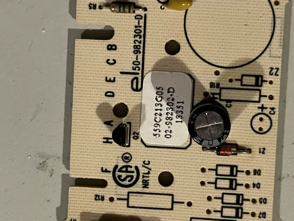 GE 559C213G05 50-982301 50-982301 Dryer Control Board AZ32345 | Wm178