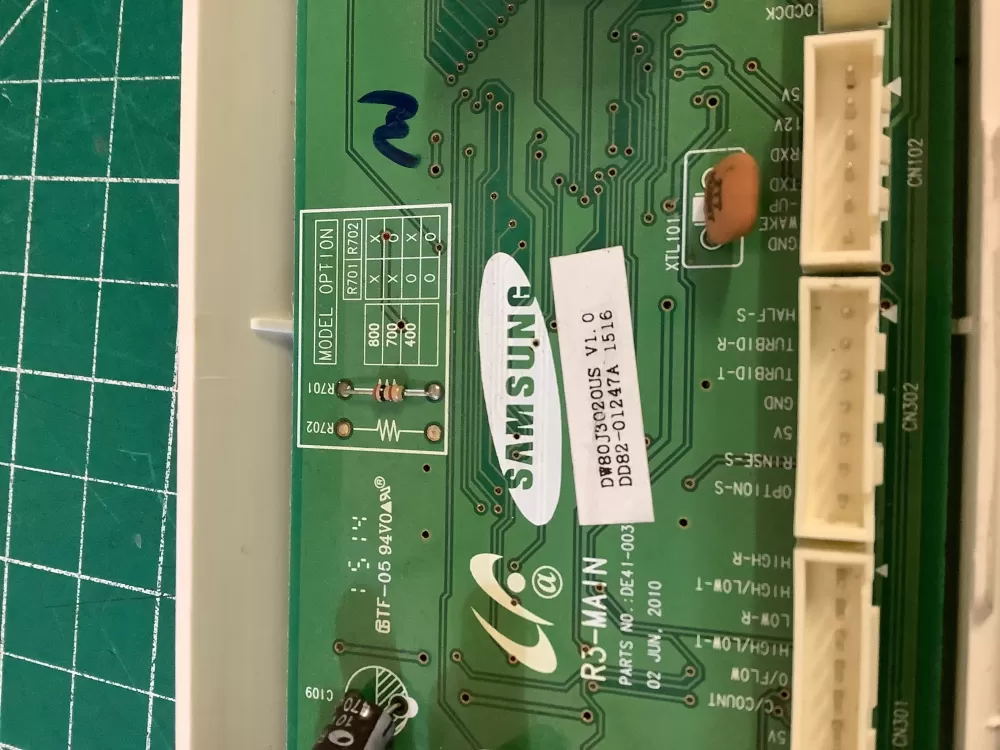 Samsung  ERP DD82-01247A Dishwasher Control Board