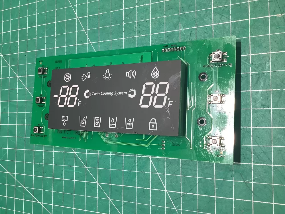 Samsung DA41-00463E Refrigerator Dispenser Display Control Pn: