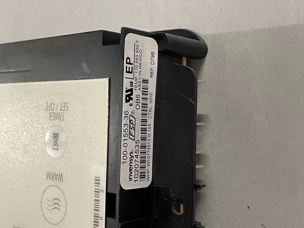 Whirlpool W10271736 Range Control Board Display AZ138021 | KM2373