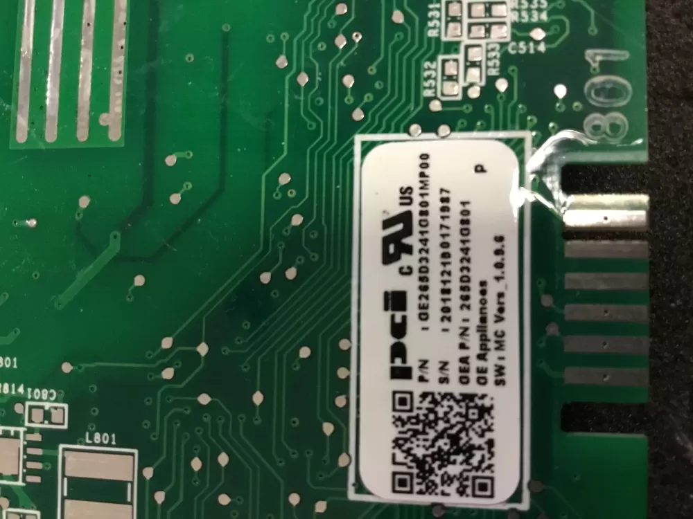 GE 265D3241G201 Dishwasher Control Board AZ89115 | NR1139