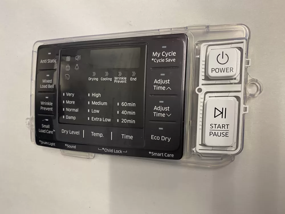 Samsung DC92-01607J DC94-06643A Dryer UI Control Board AZ214444 | BK1853