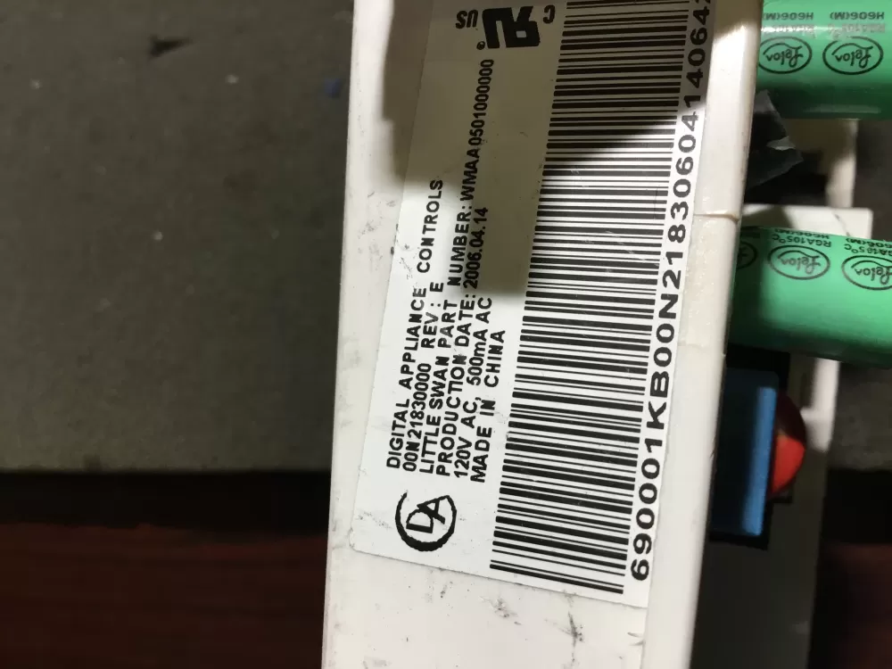 GE WH12X10355 00N21830102 WMCK0501000000 Washer Control Board AZ94795 | NRV101
