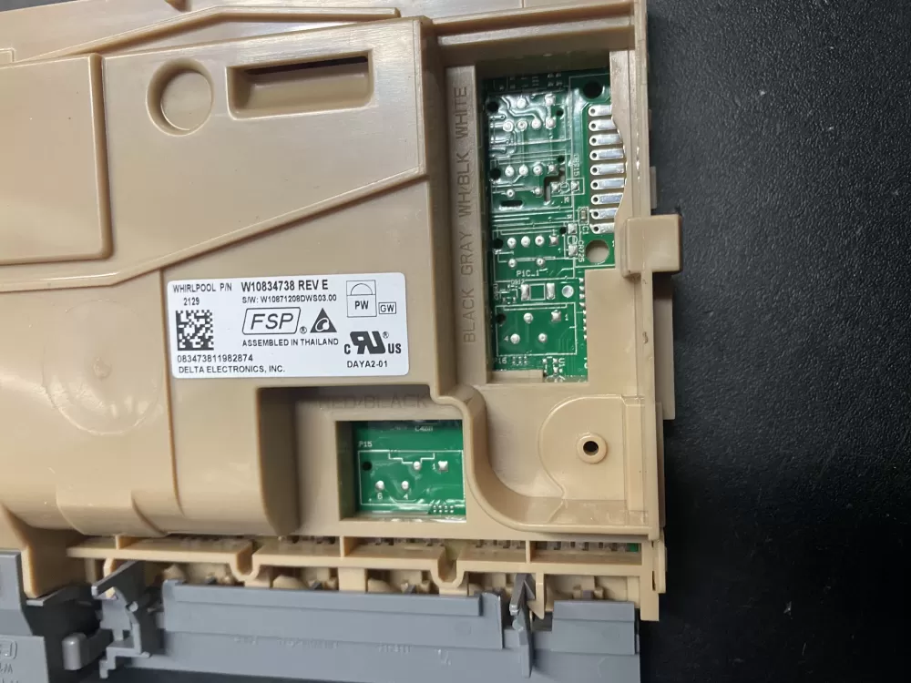 Whirlpool W10834738 W10876147 Dishwasher Control Board AZ18471 | BK688
