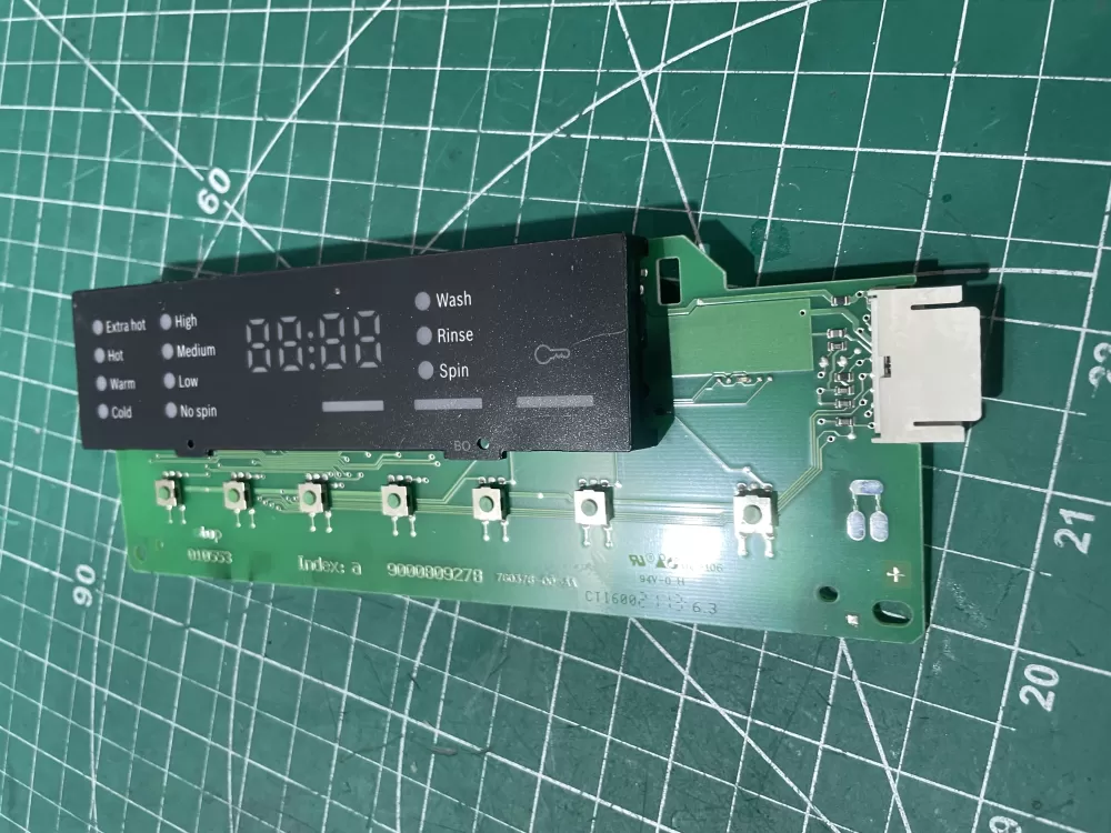 Bosch 9000 809 339-01 760177-00 Washer Control Board AZ192622 | Wm380