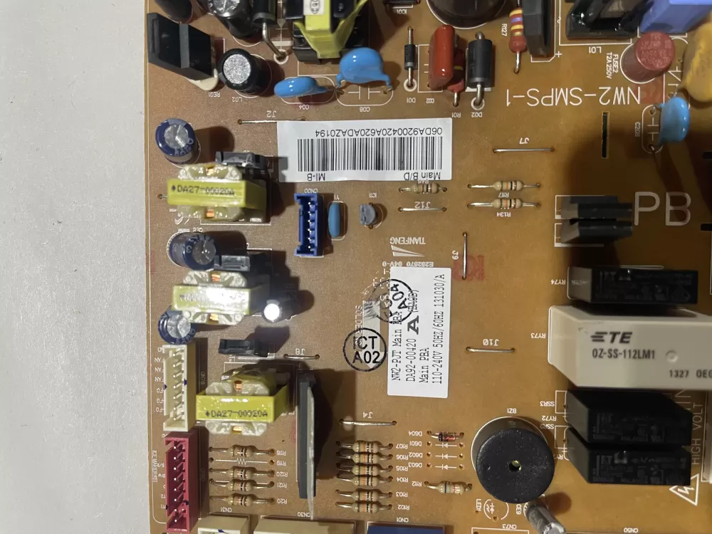 Samsung DA92 00420A Refrigerator Control Board AZ190258 | KM2565