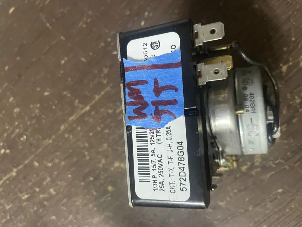 GE 572D478G04 Dryer Timer AZ45563 | Wm515