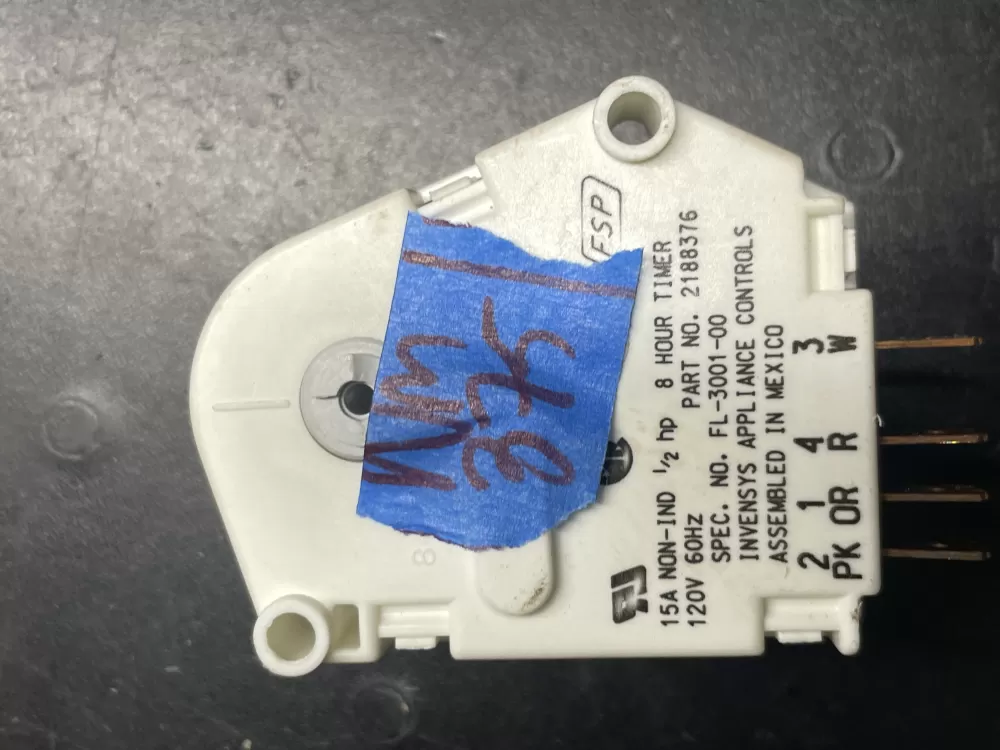 Whirlpool Kenmore W10822278 Refrigerator Defrost Timer AZ36098 | Wm375