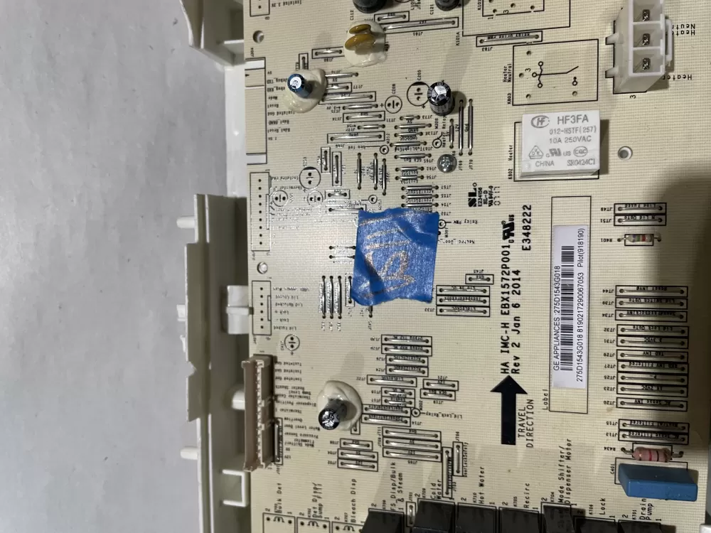 GE 275D1543G018 Washer Control Board AZ196493 | KMV511