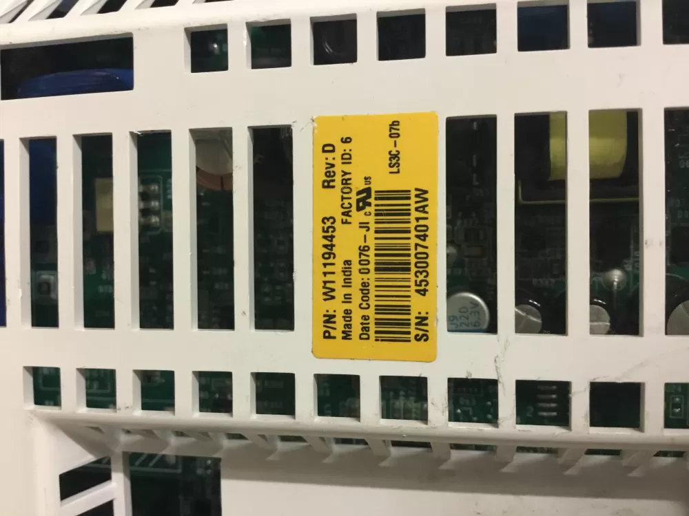 Whirlpool Maytag W11194453 W11194050 Dryer Control Board AZ10651 | NR531