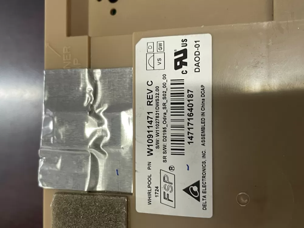 Whirlpool W10911471 W11120155 Dishwasher Control Board AZ98552 | Wm1612