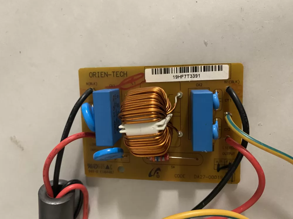 Kenmore DA27 00019H Refrigerator Control Board Noise Filter AZ197639 | BK2737
