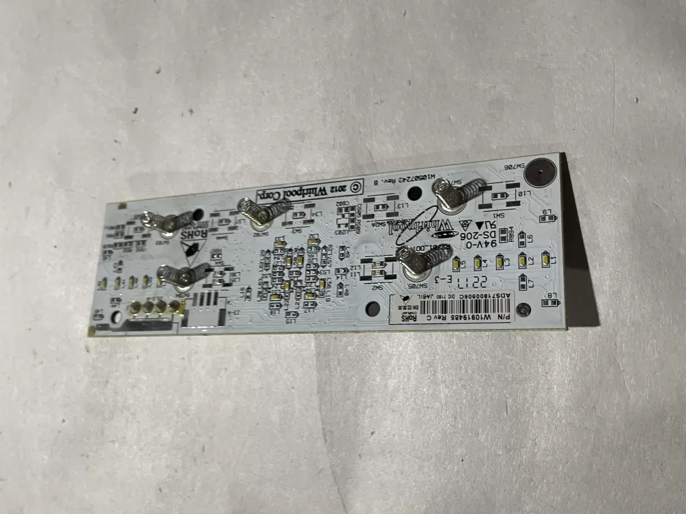 Whirlpool W10919485 Refrigerator Control Board AZ189424 | Wm667
