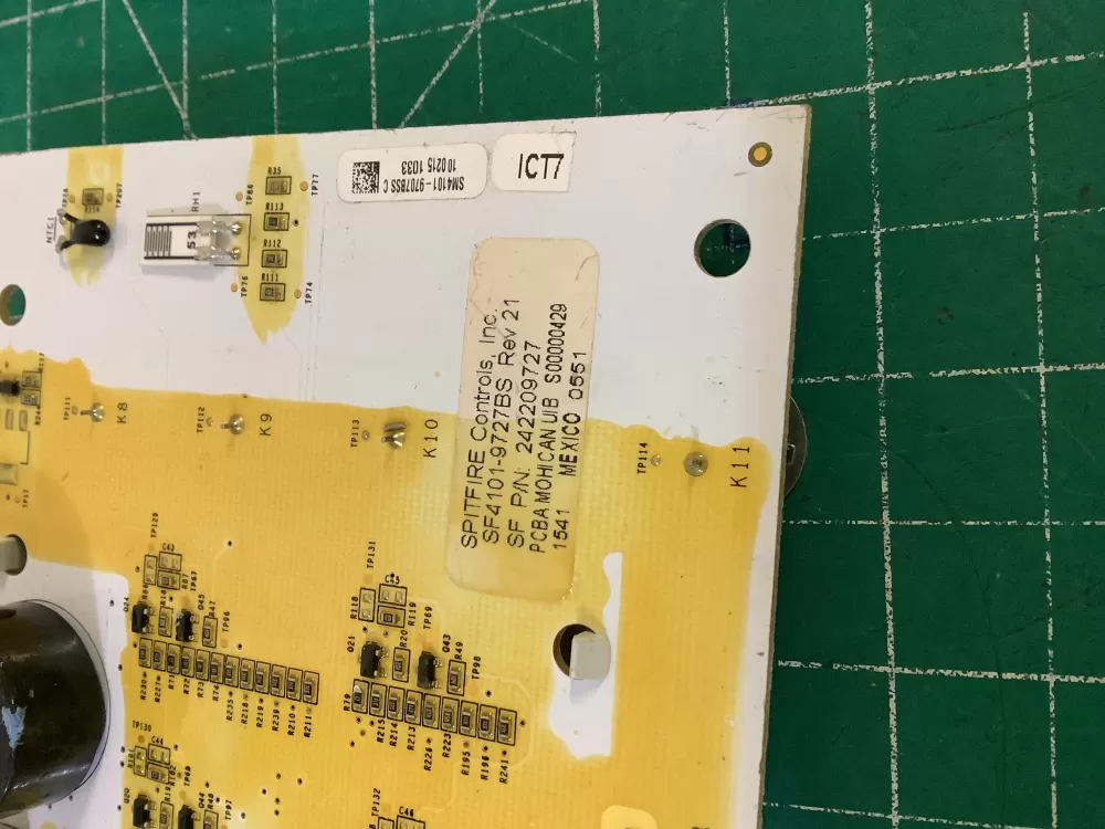 Electrolux 242209727 Refrigerator UI Display Control Board AZ206625 | NR1115