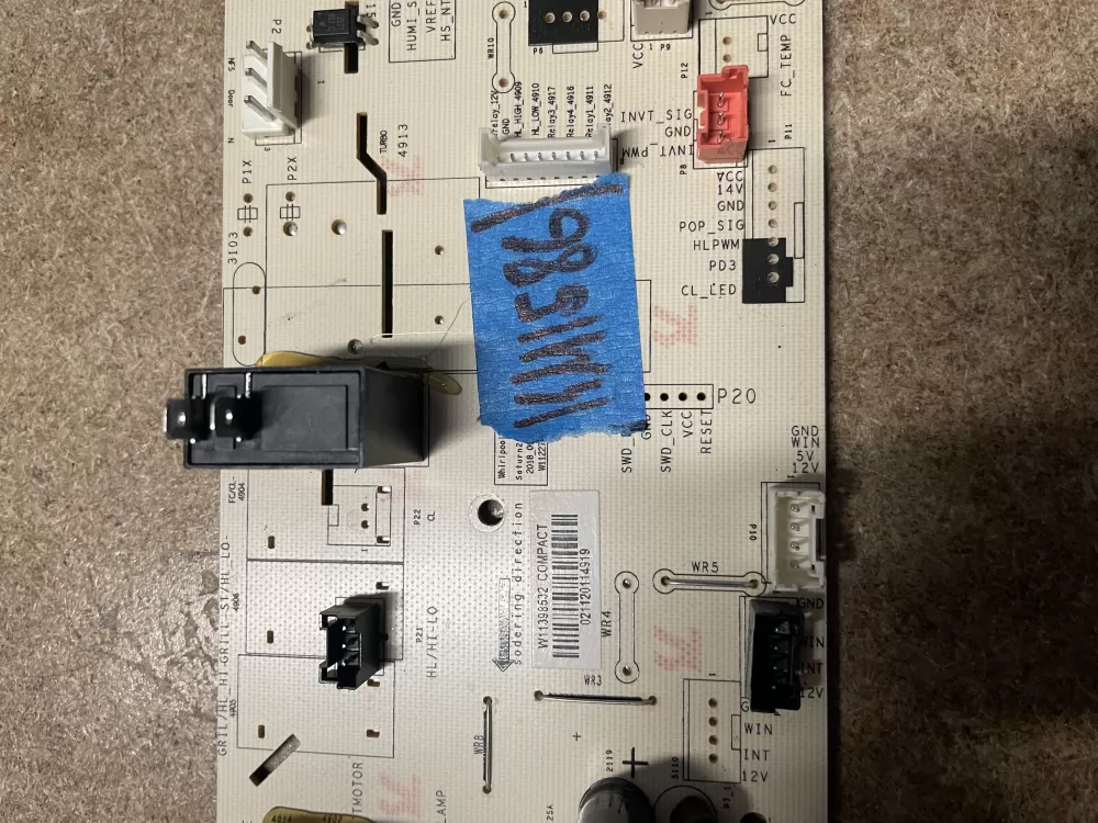 W11383756 W11398532 Whirlpool Cntrl-elec OEM AZ6610 | KM1586