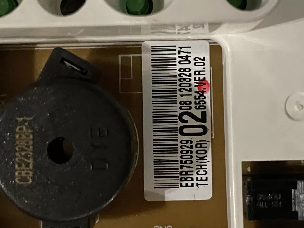 Kenmore Washer User Interface Board EBR75092908 EBR75092902 AZ34309 | Wmv375
