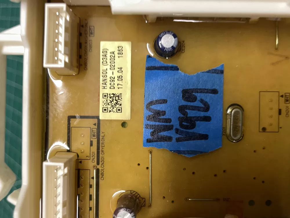 Samsung DC92 02002A Washer Control Board AZ210449 | Wmv929