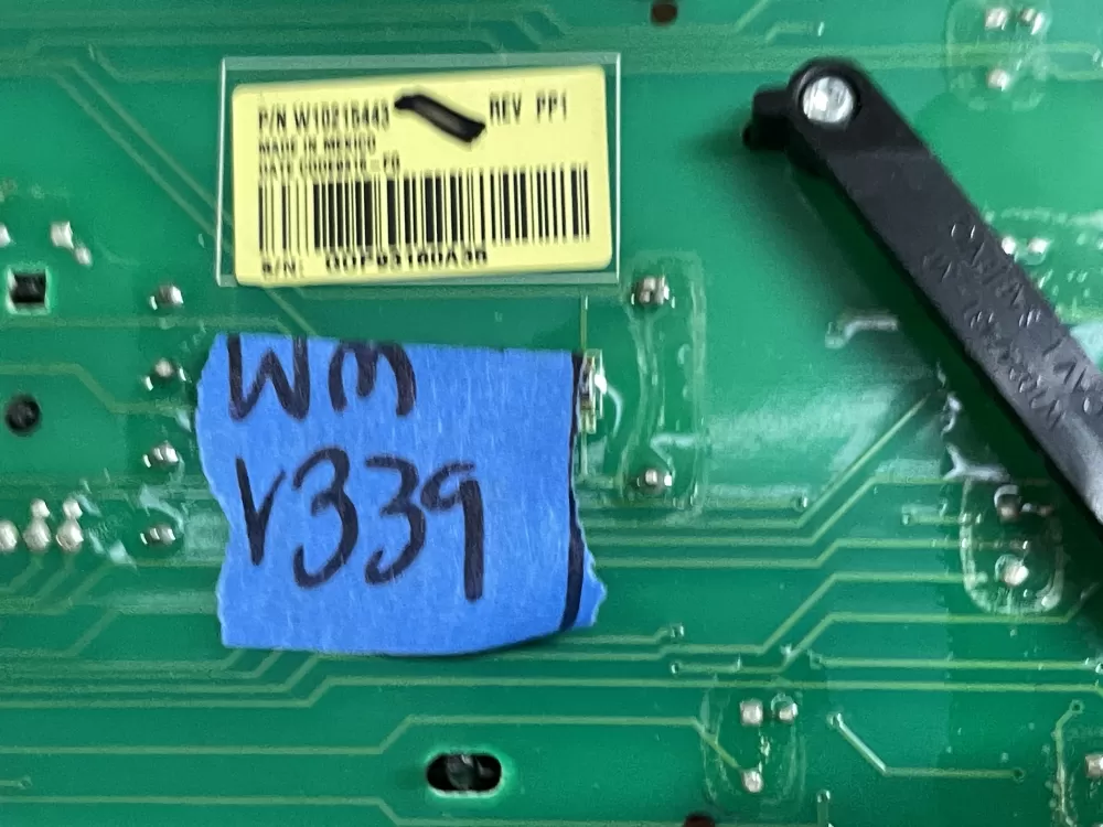 Whirlpool W10215443 Washer Control Board AZ100639 | Wmv339