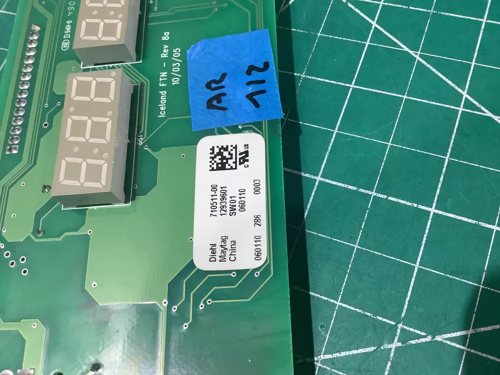 Maytag 12939601 67006294 5 Control Board AZ187886 | AR112