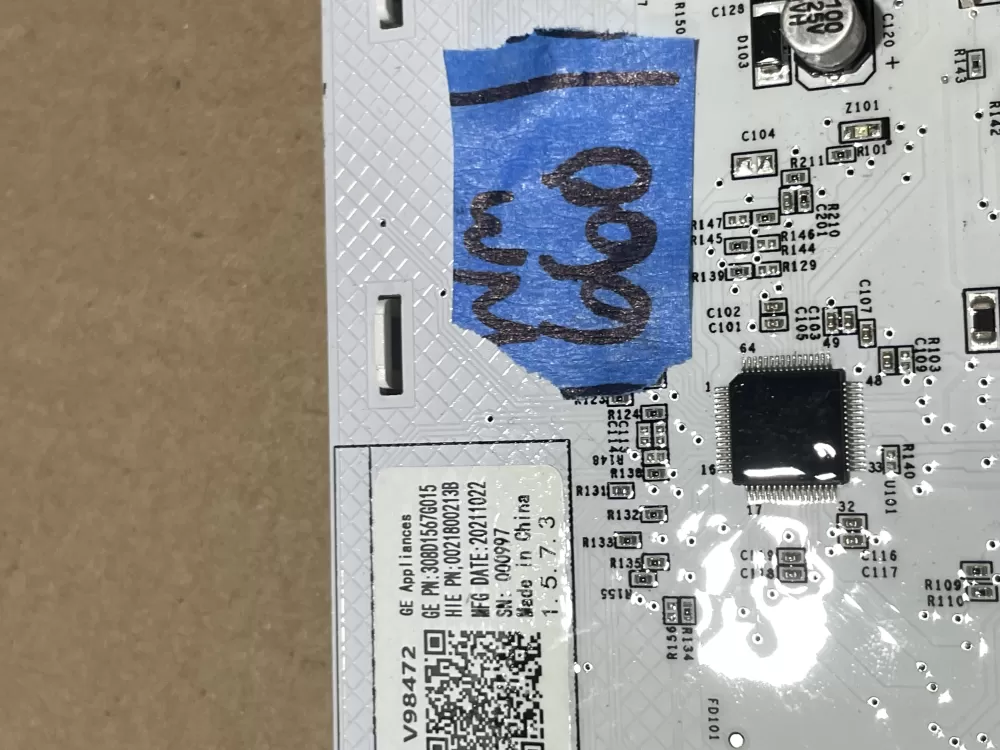 GE 308D1567G015 0021800213B Washer Control Board Panel AZ66325 | Wm660