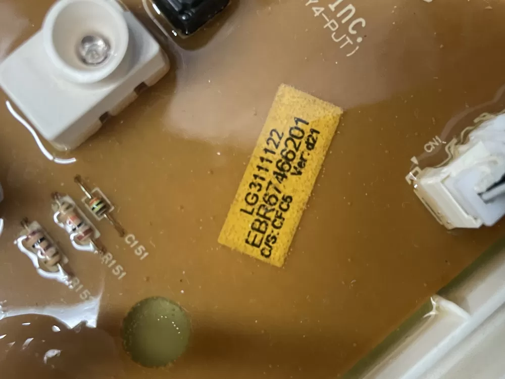 LG EBR67466201 AP5238700 AH3625151 Washer Control Board AZ2397 | WmV273