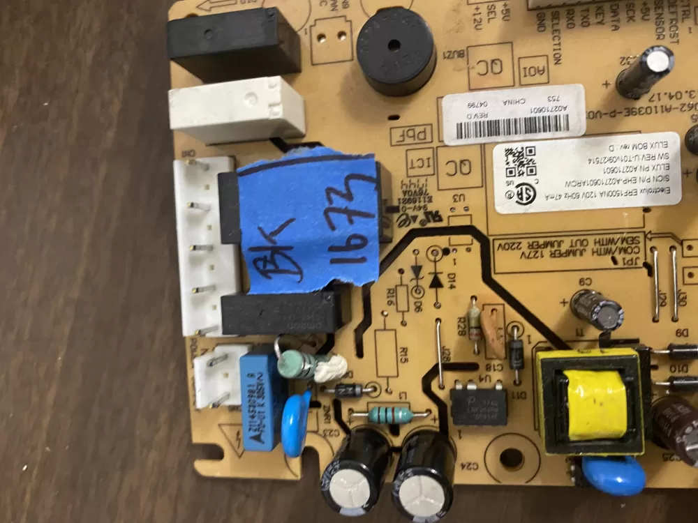 Frigidaire A02710601ARCW Refrigerator EHP Control Board AZ31594 | BK1673