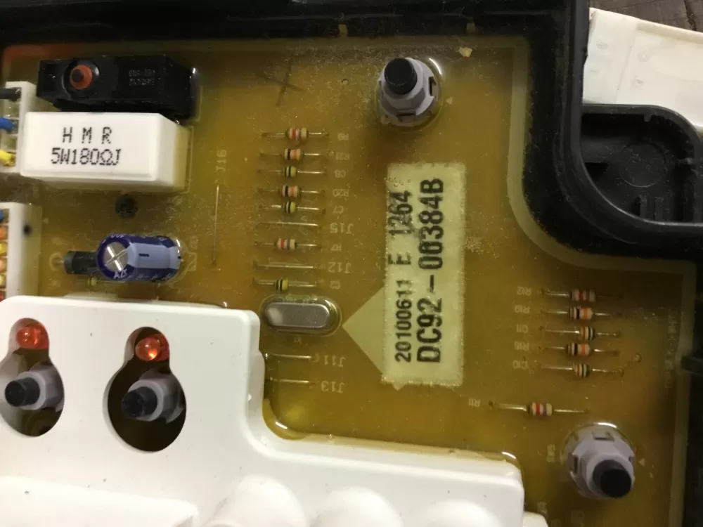 Samsung DC92-00384B AP4579263 Dryer UI Control Board AZ33611 | NRV368