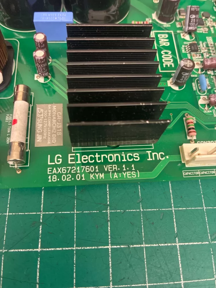 EAX67217601 LG Refrigerator Board - Control
