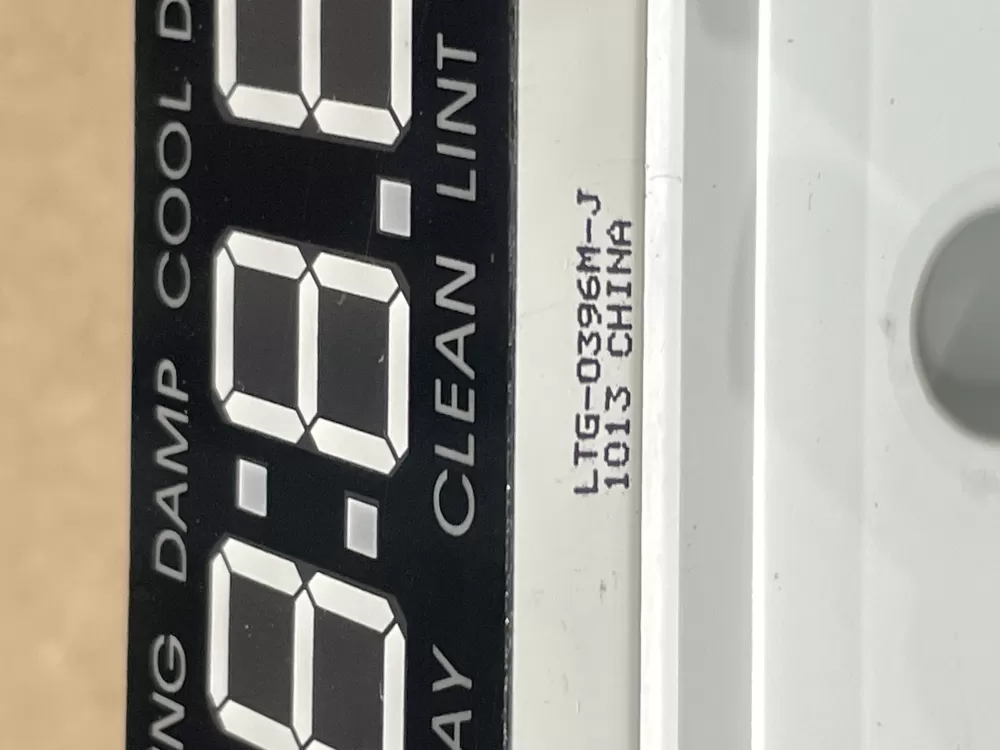 GE Dryer User Interface WE4M330 WE4M385 AZ78184 | Wmv544