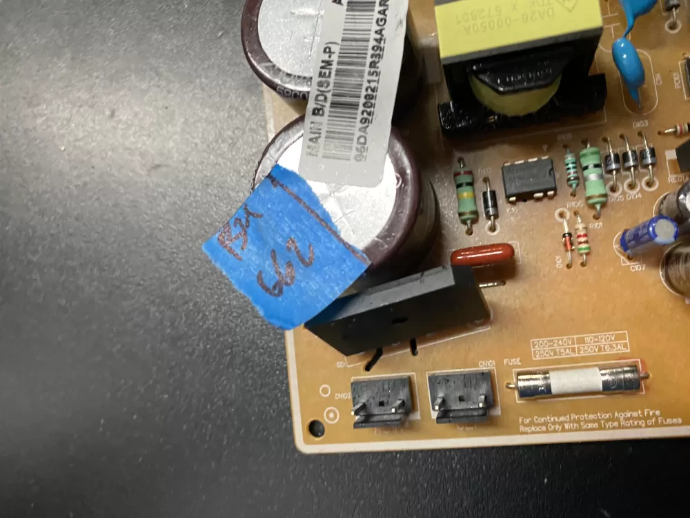 Samsung DA92-00215R Refrigerator Inverter Control Board AZ23155 | BK662