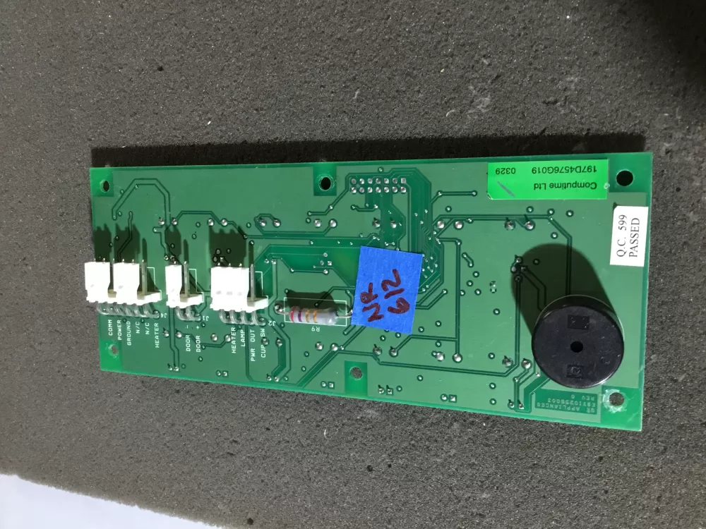 GE 197D4576G019 Refrigerator Control Board AZ101464 | NR612