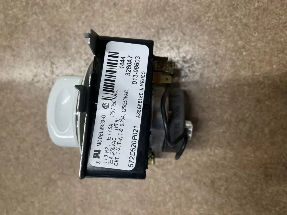 GE 572D520P021 WE4M271 Dryer Timer