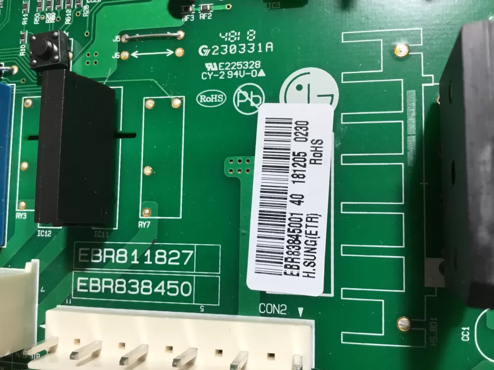 LG EBR83845001 AP6319396 Refrigerator Main Control Board AZ96273 | NR32