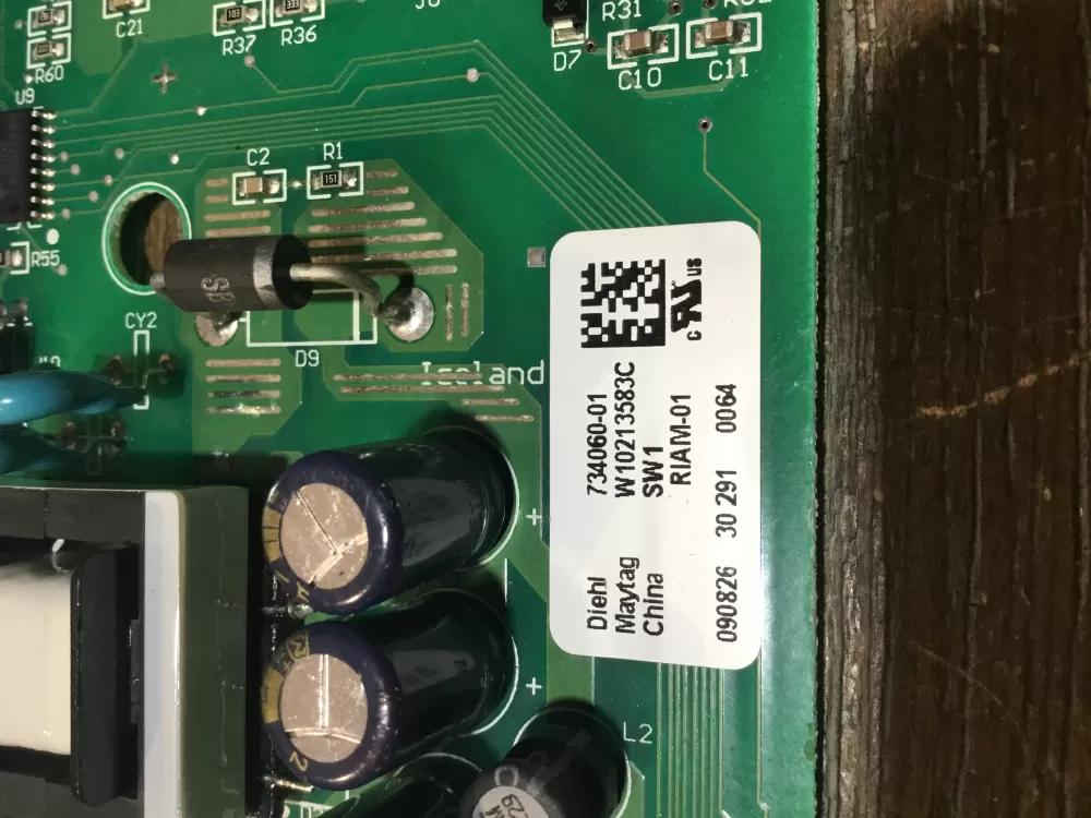 Maytag KitchenAid W10213583C Refrigerator Control Board AZ52408 | NR1878