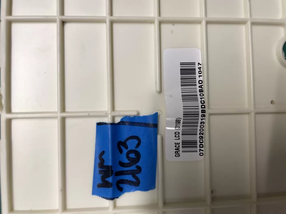 Samsung DC92-00319B Washer User Interface Control Board AZ206037 | Wm2163