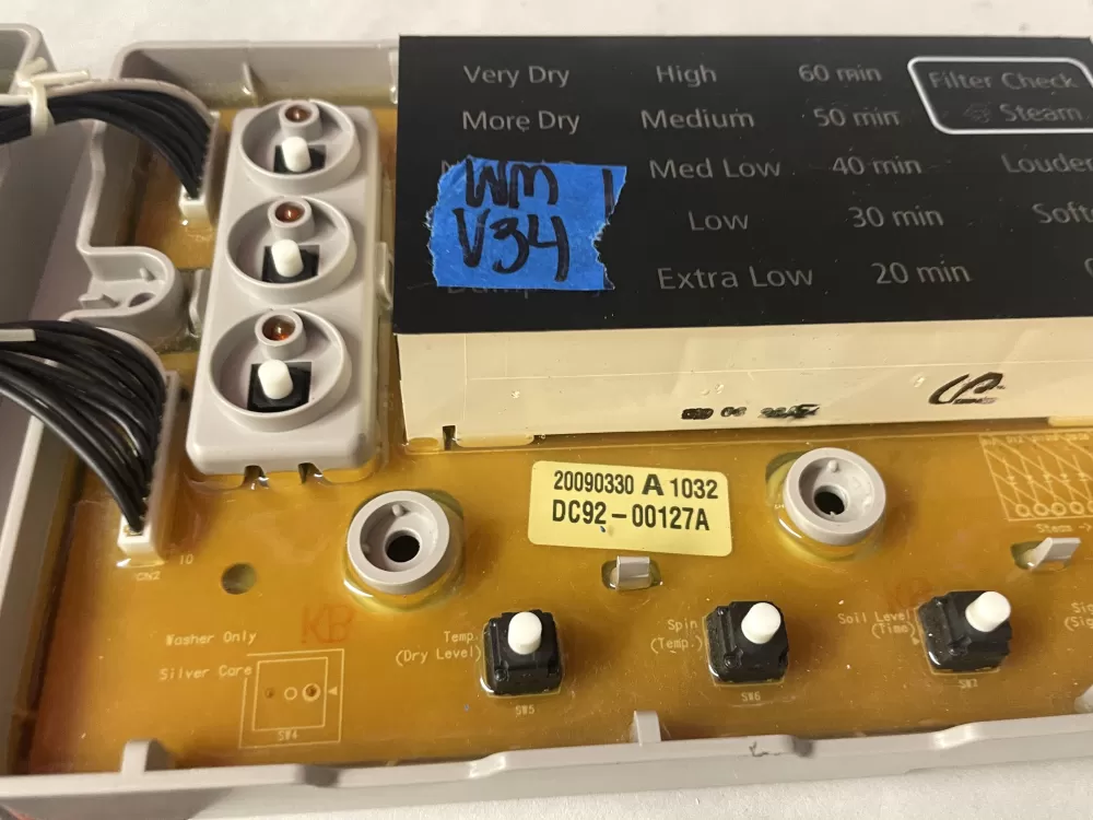DC92-00127A Samsung Dryer Board - Control