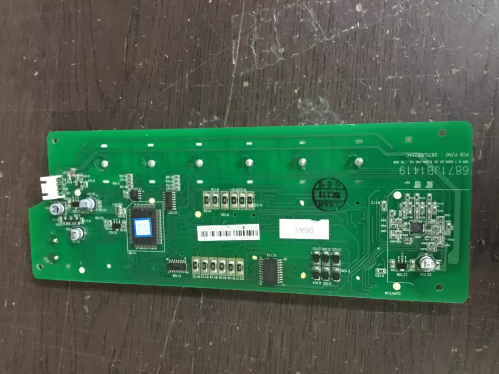 LG 6871JB1419B Refrigerator Control Board Dispenser AZ4856 | NR459