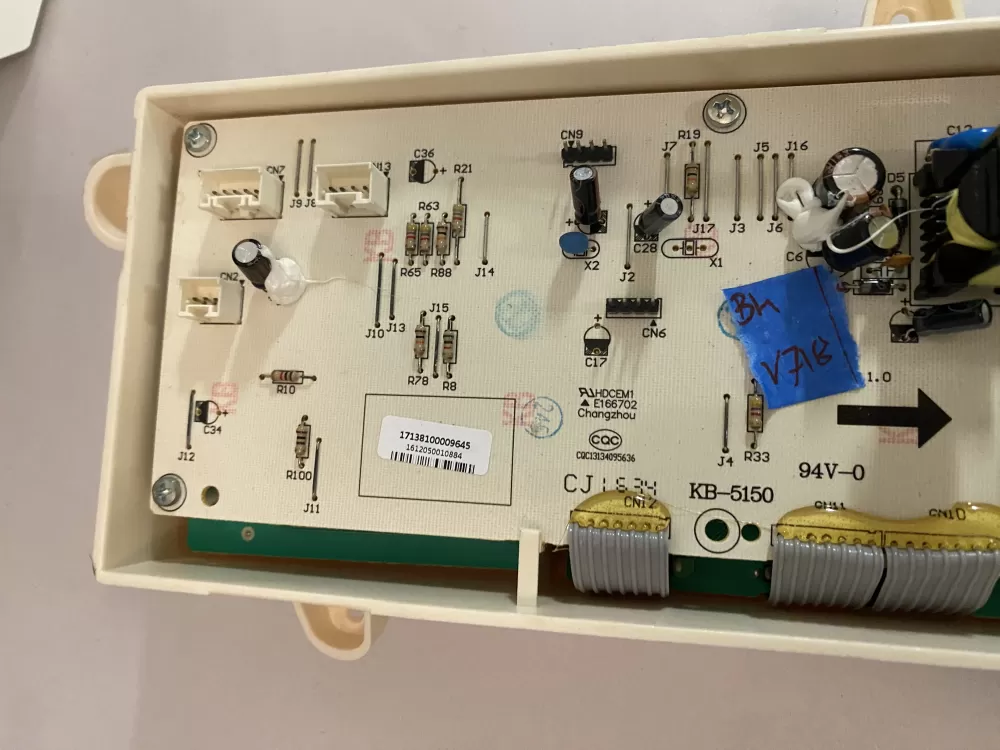 GE WDMZ0501000000 17138100009645 Washer Control Board AZ125558 | BKV718