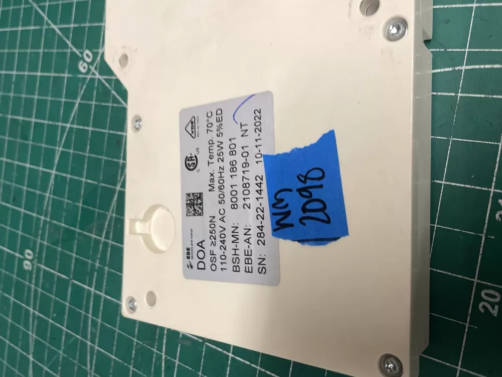 Bosch 8001-186-801 2108719-01 Refrigerator Door Opening Module AZ210491 | Wm2098