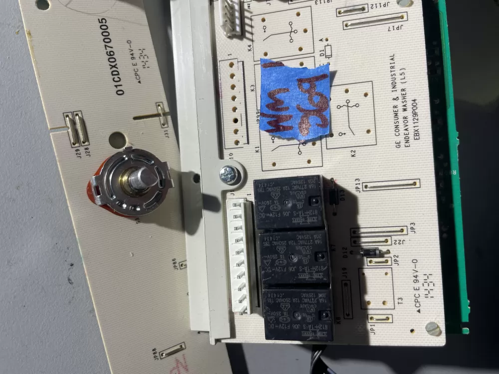 GE 175D5261G040 EBX1129P004 WH12X10614 Washer Control Board AZ39958 | Wm369